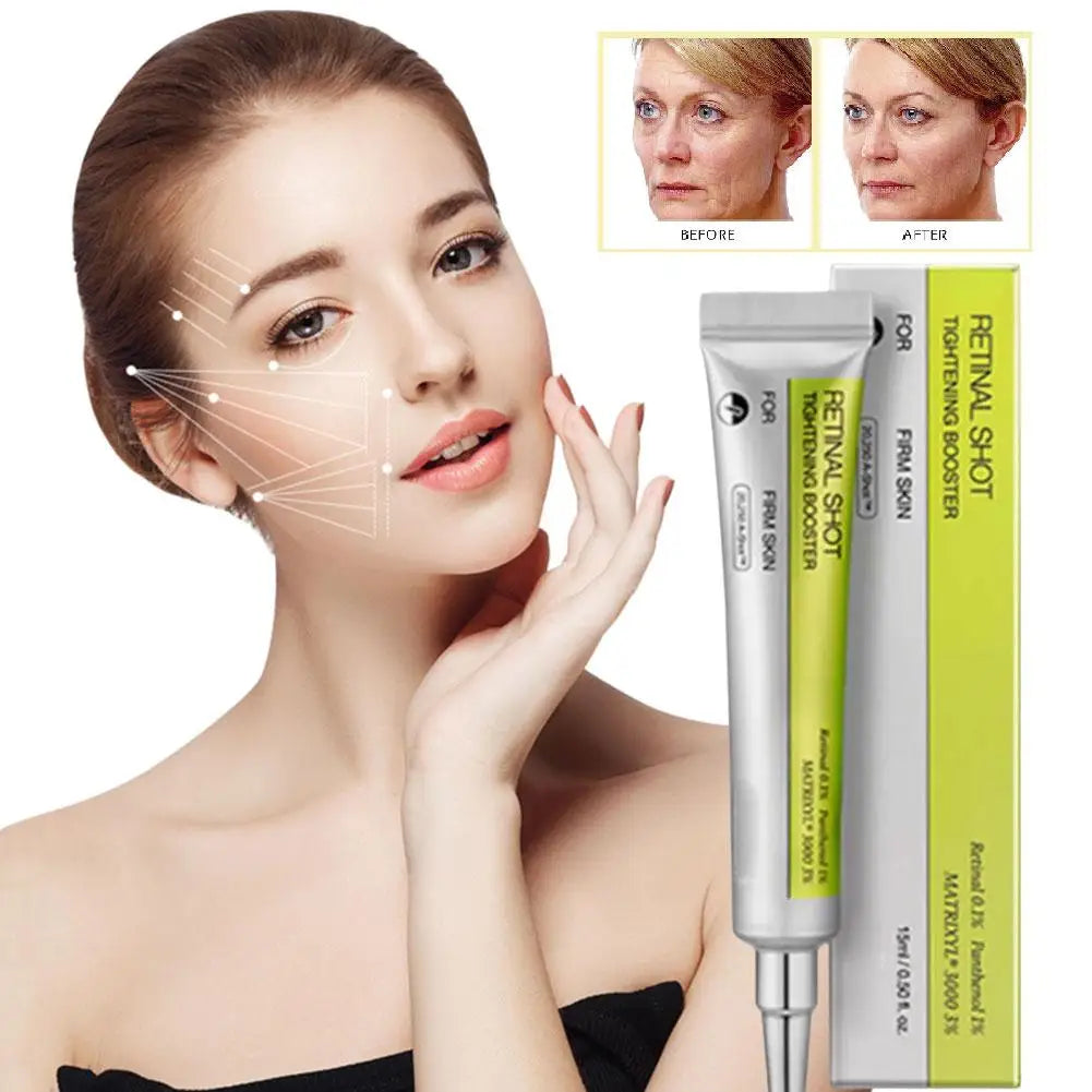 Coréen rétinol vitamine C hydratant Shot resserrement Booster crème pour le visage sérum pour les yeux éclaircissant les cernes raffermissant hydratant